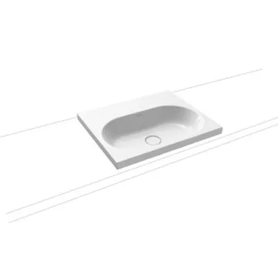 Imagen del producto de KALDEWEI CENTRO: Lavabo encimera, color blanco alpino