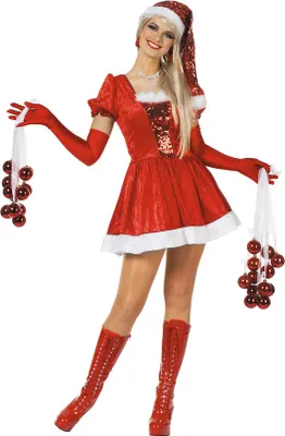 Image de Femme de Noël avec paillettes 40