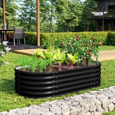 Produktbild von Vitavia Hochbeet "Terra 401" schwarz 40 cm Modell "Basic"