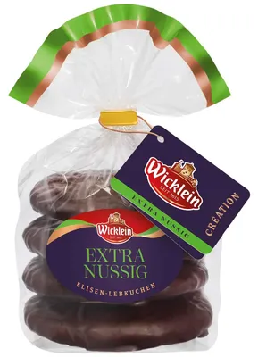 Produktbild von Wicklein Creation Elisen-Lebkuchen extra nussig 275g
