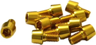 Produktbild von Msc Alu7075t6 Scheibenbremsschrauben 10 Einheiten Golden M6 x 10 mm Golden M6 x 10 mm