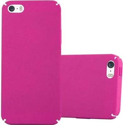 Produktbild von Cadorabo Schutzhülle für Apple iPhone 5 / 5S / SE 2016 Hülle in Pink Etui Hard Case Handyhülle Cover