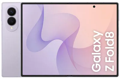 Immagine prodotto di Samsung Galaxy Z Fold8 , 512GB, Lavender, Nuovo formato, Rapporto Display Esterno 10:16 | Interno 4:3, Processore Potente, 4800 mAh, RAM 12GB, Camera 50MP, Now Nudge, Assistente Foto