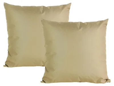 Produktbild von JACK 2x 50x50cm Outdoor Kissen Dekokissen Wasserabweisend Garten Lotus Effekt Taupe