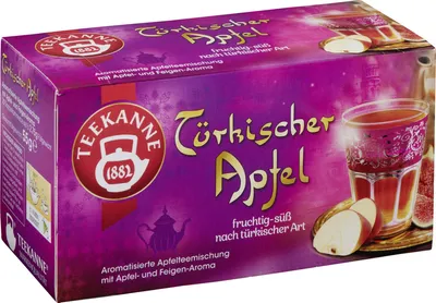 Produktbild von Teekanne Ländertee Türkischer Apfel, 20 Portionsbeutel à 2,75 g