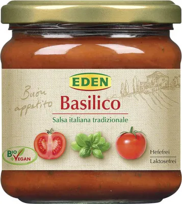 Produktbild von Basilico - Tomatensauce mit Basilikum 375g