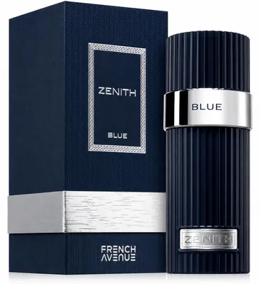 Productafbeelding van French Avenue Zenith Blue Eau de Parfum voor heren, 100 ml, AI-gegenereerde afbeelding