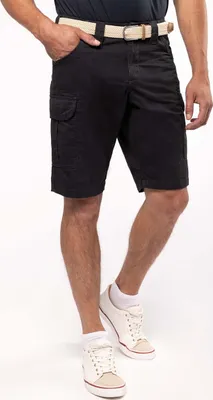 Produktbild von Kariban Herren Bermuda Shorts Cargo Kurze Hose Short Knielang Casual, Größe:54, Farbe:Dark Navy