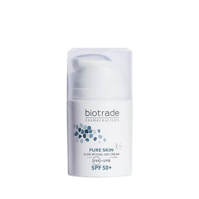 Produktbild von Biotrade Pure Skin Glow Revival Tagescreme SPF 50+ mit Hyaluronsäure 50 ml