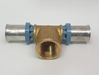 Produktbild von Mehrschichtverbundrohr Fitting T-Stück mit Innengewinde 26x3 - 3/4 Zoll - 26x3