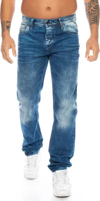 Produktbild von Cipo & Baxx Herren Jeans BJ319Y Blau, W33/L32