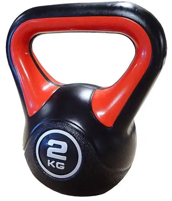 Produktbild von Acra Kettlebell-Hantel mit Zementfüllung, 2 kg