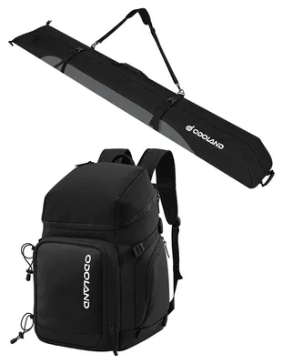 Productafbeelding van Skitas - Skischoenentas 50 L - Waterdicht 600d - Tot 200 cm - Set met rugzak