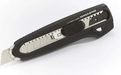 Produktbild von Tajima Aluminist Cutter mit Magazin, Elastomer, 3 Klingen, 1 Stück, TAJ-18441