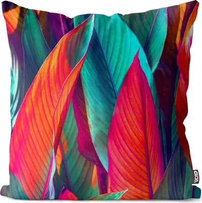Produktbild von VOID Bunte Bananenblätter Kissenbezug Kissenhülle Sofakissen Kissen Deko Outdoor-Kissen Dekokissen