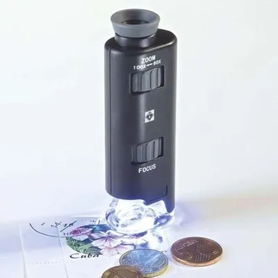 Produktbild von Zoom-Mikroskop mit LED 60- bis 100-fach