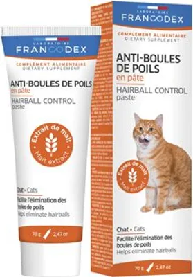 Productafbeelding van Francodex Pasta tegen haarballen bij katten, 70g