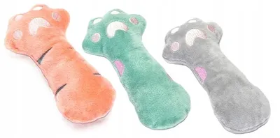 Immagine prodotto di Nobleza, peluche per cani, forma di zampa di orso con sonaglio