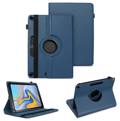 Produktbild von Tablet Tasche für Samsung Galaxy Tab A 10.5 2018 Hülle Schutzhülle 360° DrehbarFarben:Blau