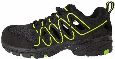 Produktbild von PowerSafe Sicherheitssandale Luca S1P schwarz-neongrün