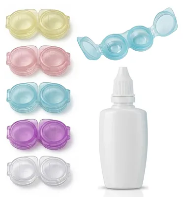 6er-Set Tropfflaschen 30 ml, 5 Farben, Pipettenflaschen, Reisegröße