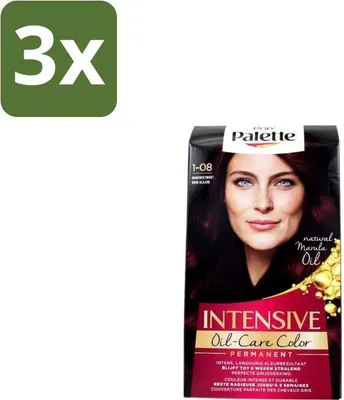 Zdjęcie produktu dla Poly Palette – Farba do włosów – 45505 Mahoń czarny – 115 ml – opakowanie ekonomiczne – 3 sztuki