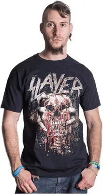 Produktbild von Slayer - T-Shirt Motiv für Herren/Damen Uni RO1772 (XL) (Schwarz)