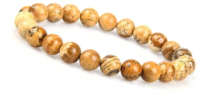 Produktbild von Herren Armband mit 8mm Jaspis Natursteinen I Chakra Armband I Jaspis (Blau)