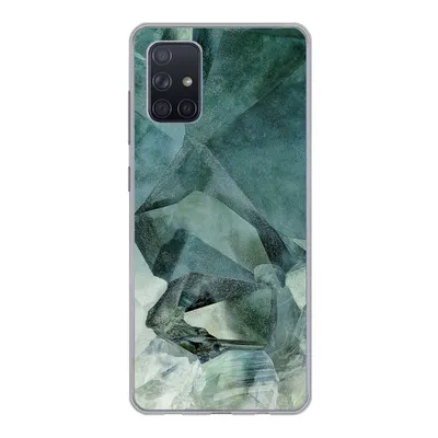 Produktbild von MuchoWow® Handyhülle Schutzhülle Hülle für Samsung Galaxy A51 5G Kristall - Naturstein - Luxus Silikon Softcase Handy Hülle - Abbildung