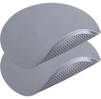 Produktbild von Silikon Mikrowellenmatte 2er Set 12" x 12" hitzebeständig Spritzschutz Untersetzer