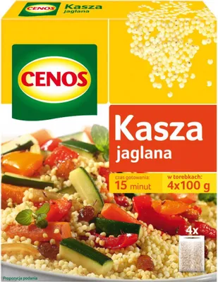 Zdjęcie produktu dla Cenos Kaszka jaglana 4 x 100 g