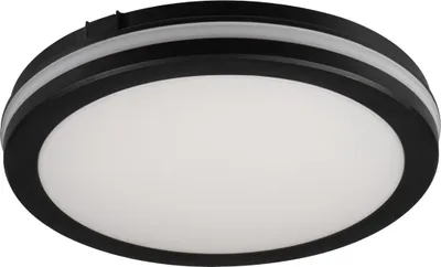 Image de Plafonnier LED Kanlux BENO ECO noir 40 cm, 40 W, dimmable, indice de protection IP65, 4050 lm