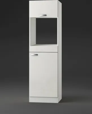 Produktbild von Küchen Kühlschrankumbau Lagos HOMK660-9 in weiß 60 cm breit
