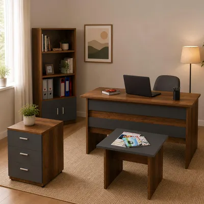 Immagine prodotto di Rebekah - set da Ufficio, Marrone Noce, Modulabile