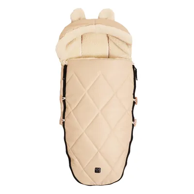 Produktbild von XL EARS WOOL - Kinderwagen Fußsack Fb. marzipan