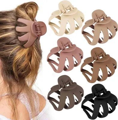 Image de Pinces à cheveux Octopus Femme Grands cheveux bouclés