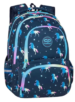 Image de Coolpack Spiner Termic Sac à dos scolaire bleu licorne