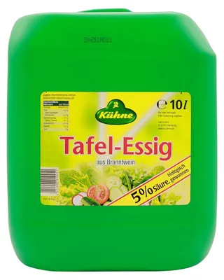 Produktbild von Kühne Tafelessig aus Branntwein universell einsetzbar 10000ml