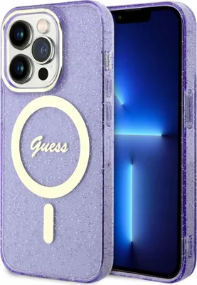 Obrázok produktu pre Puzdro Guess GUHMP14LHCMCGU pre iPhone 14 Pro 6,1", fialové, fialové