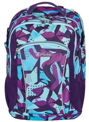 Produktbild von Grundschulrucksack Ultimate leer 24l Polyester 310x220x410mm CamoPurple Packung mit 4 Stück