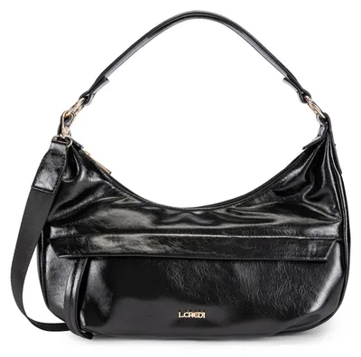 Produktbild von L.CREDI Schultertasche Umhängetasche Sohanni Hobo Bag Black schwarz