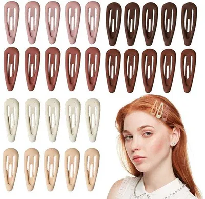 Produktbild von 30 Haarspangen 3cm für Frauen und Mädchen mit Aufbewahrungsbox
