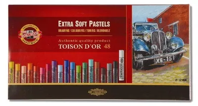 Immagine prodotto di Pastelli secchi EXTRA SOFT TOISON DOR - 48 pz