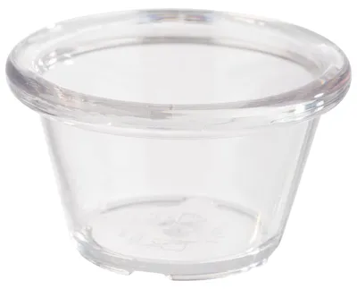 Dipschalen, 12er Set, Kunststoff, Ø 6 cm, transparent
