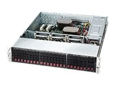 Zdjęcie produktu dla Supermicro 216E16-R1200LPB, PC, Czarny, ATX, EATX, 2U, HDD, LAN, UL, FCC, CUL, CE, TUV
