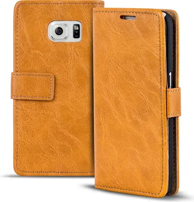 Immagine prodotto di Custodia retrò per Samsung Galaxy S6 custodia a portafoglio custodia per telefono cellulare vintage slim cover