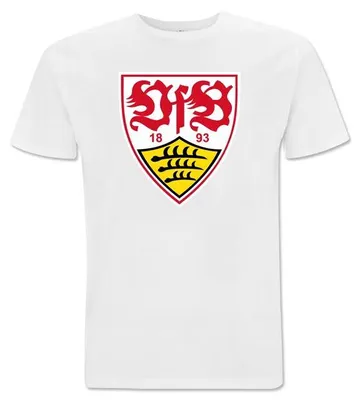 Produktbild von VfB Stuttgart T-Shirt Wappen weiß Gr. XL