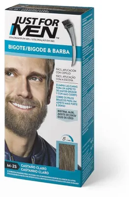 Zdjęcie produktu dla Just For Men wąsy i broda jasny brąz 28 4g