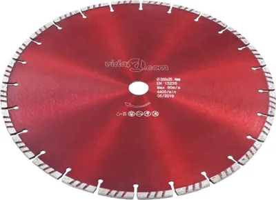 Productafbeelding van vidaXL Diamantzaagschijf met Turbo staal, 350 mm