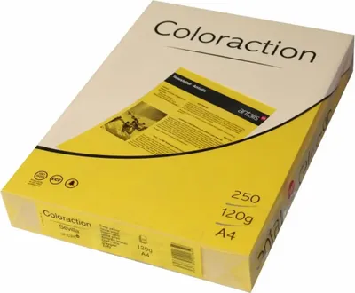 Produktbild von Kopa A4 Sonn.GelbMix Coloraction, 250Bl, 120g